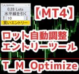 【MT4】ロット自動調整エントリーツール