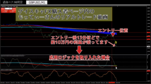 ゲイスキャFXを使ったもってぃーさんのトレード動画