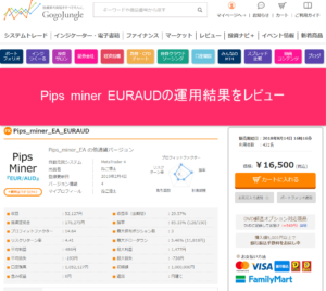 Pips miner EURAUDの画像