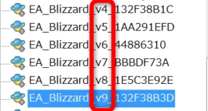 バージョンアップの確認例