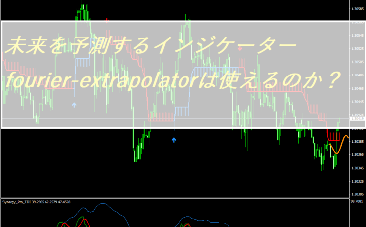未来を予測するインジケーターfourier-extrapolator