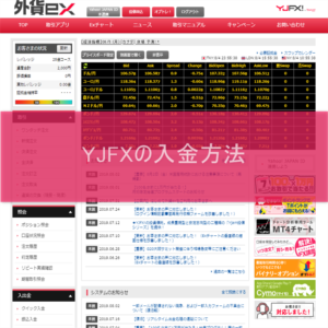 YJFXの入金方法