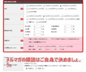 投資に関する内容