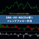 EMA4本とAO・MACDを使ったトレンドフォロー手法