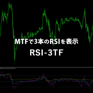 マルチタイムフレームで3本のRSIを表示するRSI-3TF