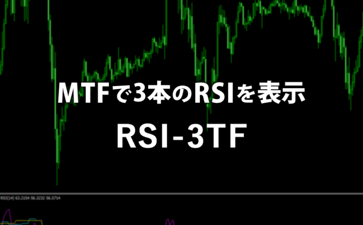 マルチタイムフレームで3本のRSIを表示するRSI-3TF