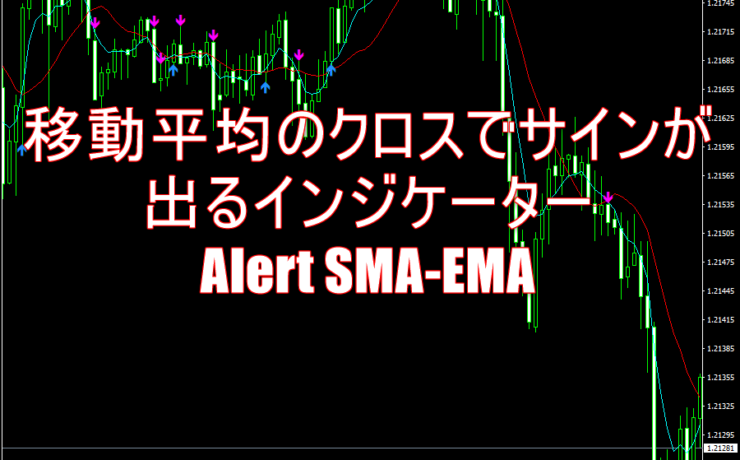 移動平均のクロスでサインが出るインジケーター「Alert SMA-EMA」