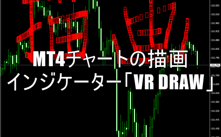 MT4チャートの描画インジケーター「VR DRAW」