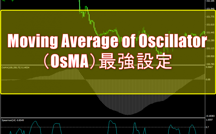 Moving Average of Oscillator（OsMA）最強設定を使ってトレードの活かし方