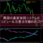 異国の通貨強弱システムのレビュー＆注意点を纏めました