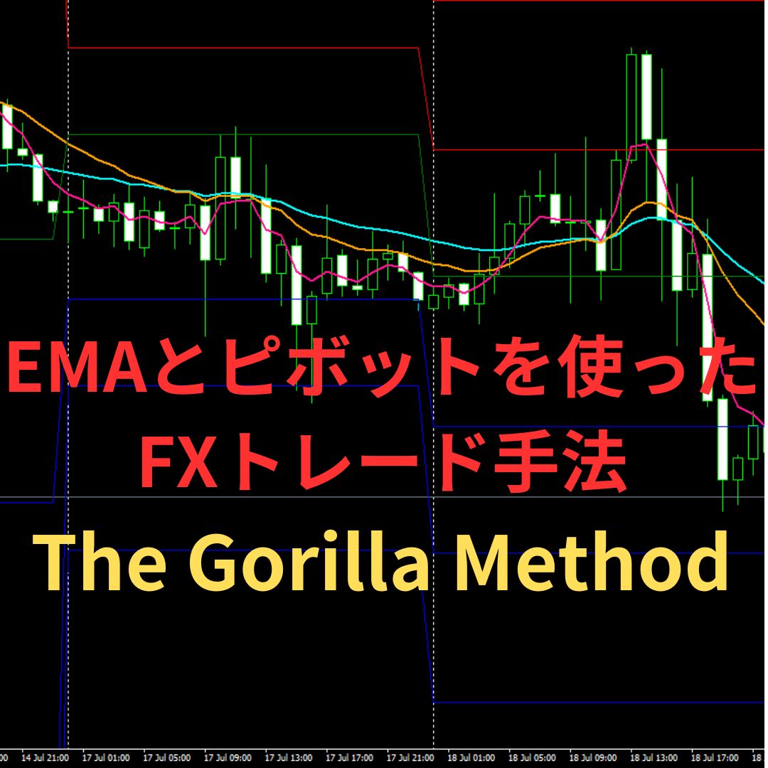 EMAとピボットを使ったFXトレード手法「The Gorilla Method」